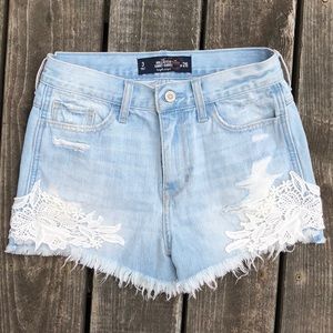 Hollister High Rise Jean Shorts